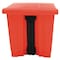 Rubbermaid Commercial 8 gal. Square Trash Can FG614300RED - alternate 6